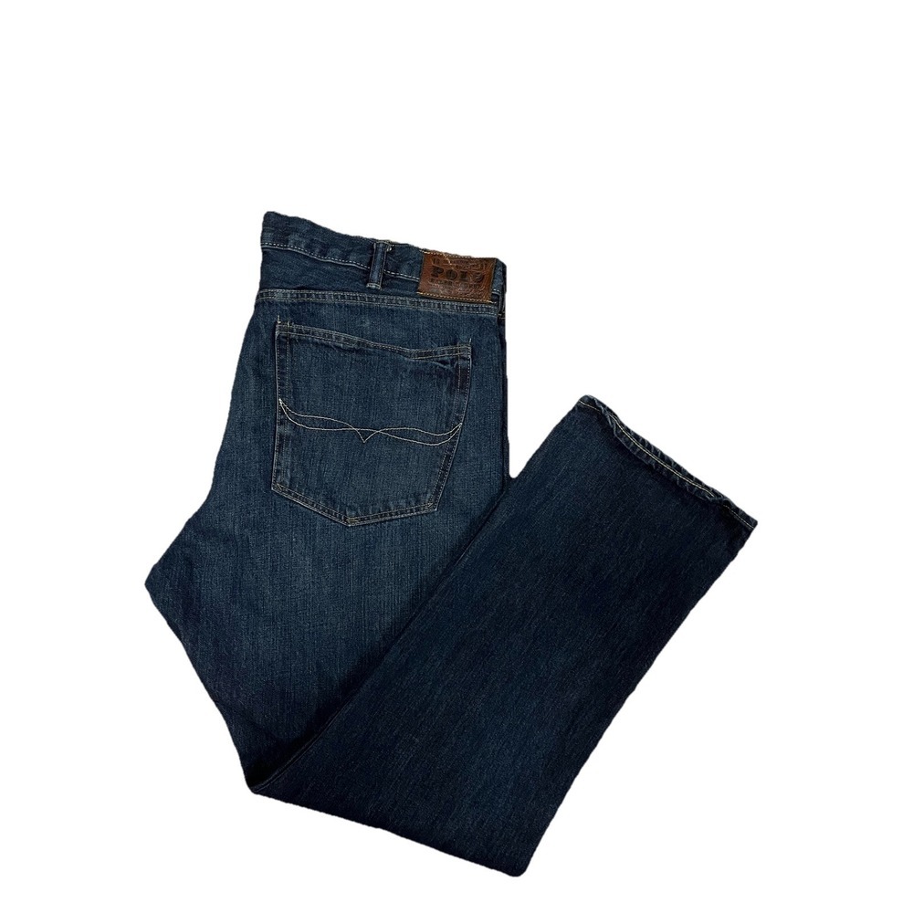 Polo Ralph Lauren‎ 018 Slim Straight Dark Wash Denim Jeans Men's 40x30